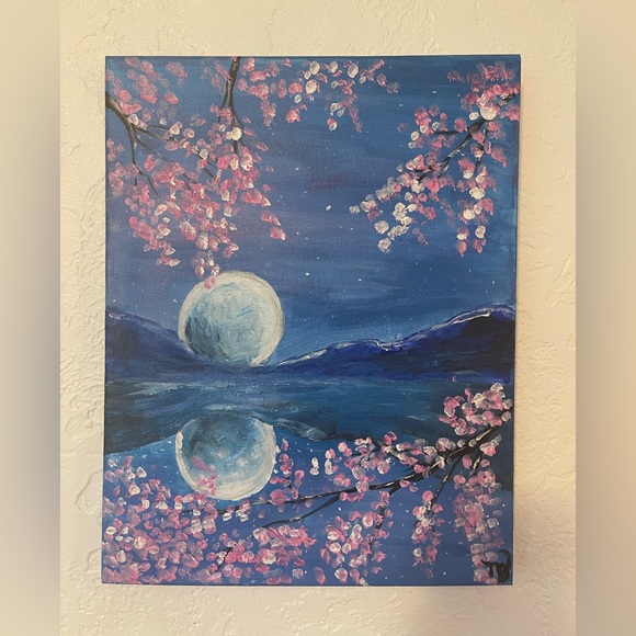 Original Acrylic Art. 14x11in. Acrylic on Canvas. - Picture 2 of 2